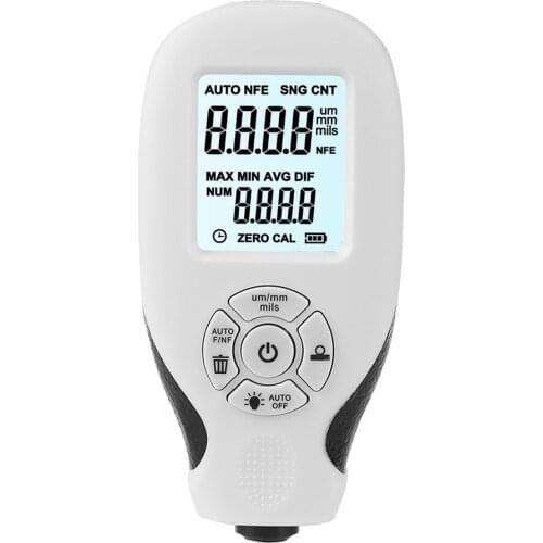 Thickness Gauge Automotive Paint Paint Thickness Paint Thickness Measurement Digital Mini Tester LCD Backlight Thickness Gauge