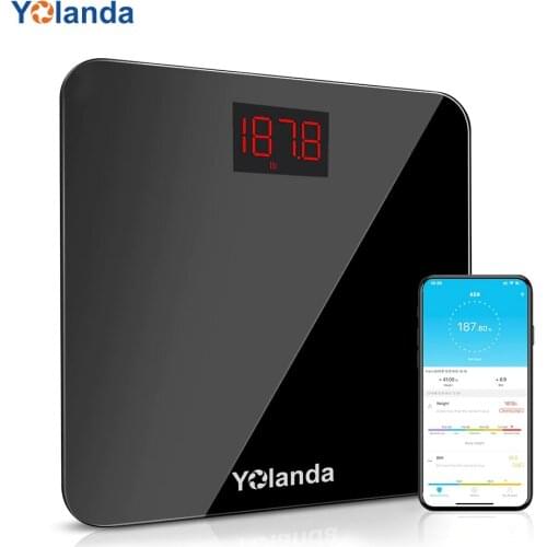 Yolanda CS20B Smart Body Weight Scale Bluetooth Electronic Body Weighing Scale Balance Health Monitor Body Composition Analyzer