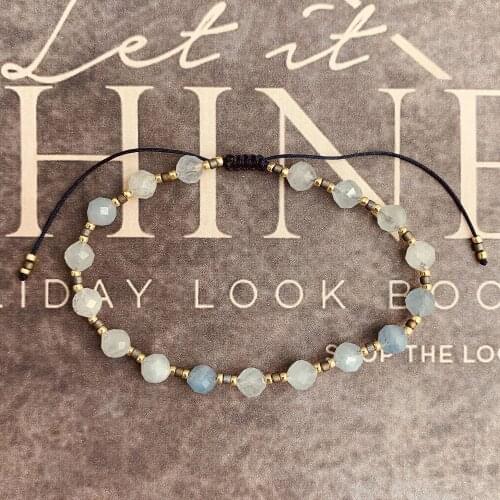 High Quality 5mm Natural Bu'le Stone Lucky Bracelet Delica Beads Bracelets Women Handmade Crystal Simple Miyuki Jewelry Pulsera