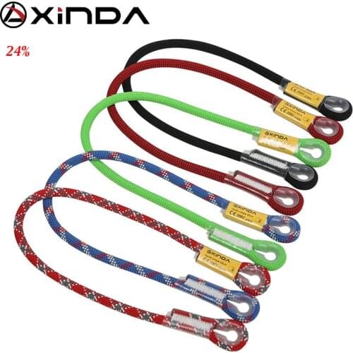 Xinda XD-D9313 Professional Rock Climbing 10.5mm Static Lanyard Protective Eye-to-eye Sling Mountaineering Equipment