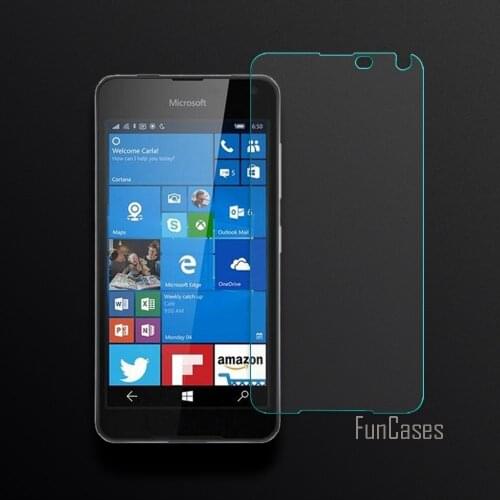 2.5D Curved Edge Screen For Nokia Lumia 650 Protection Film For Nokia Lumia 650 Tempered Glass Front Film Anti-Scratch 0.26mm HD