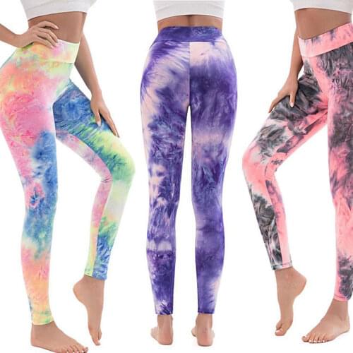 Women Sport Yoga Pants Leggings Gym Exercise High Waist Fitness Leggins High Elasticity Tights Running Athletic Trousers Push Up