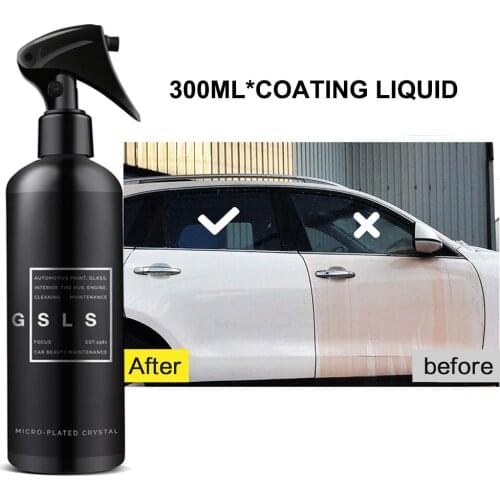 300ML Full Car Nano Coating Liquid Coating Spray Hydrophobic Wax Car Paint Care Coating Liquid Crystal Protective Film Dropship