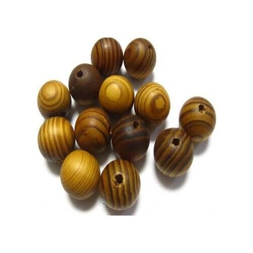 400pcs Natural 6MM wood bead DIY jewelry Bracelets accessories wooden beads Decorative