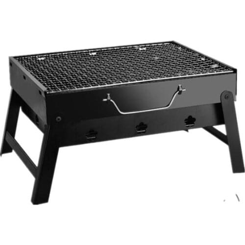 Barbecue Foldable Portable Girll Mini Outable Tabletop Charcoal Stove Black BBQ Accessories for Caming Party Pinic Tools