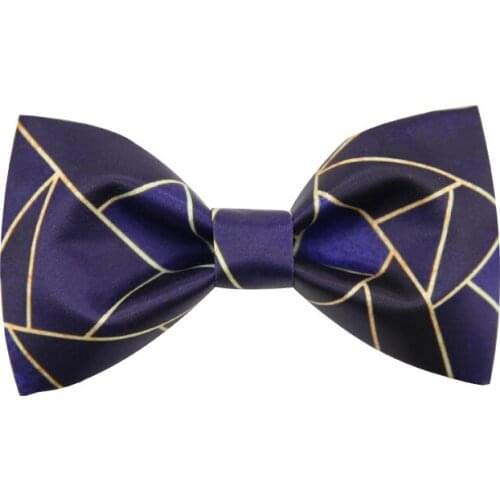 Free Shipping New mens male fashion casual Original print bow tie men women married wedding party grooman Golden jigsaw puzzle