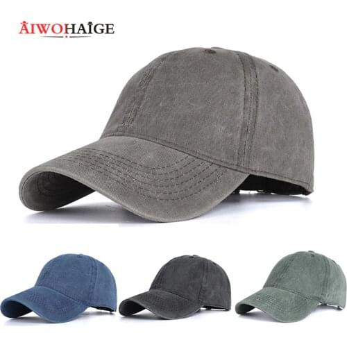 Mens Baseball Cap Outdoor Summer Solid Color Washed Retro Distressed Hat Ladies Hat Park Outdoor Popular Unisex Dad Cap womens