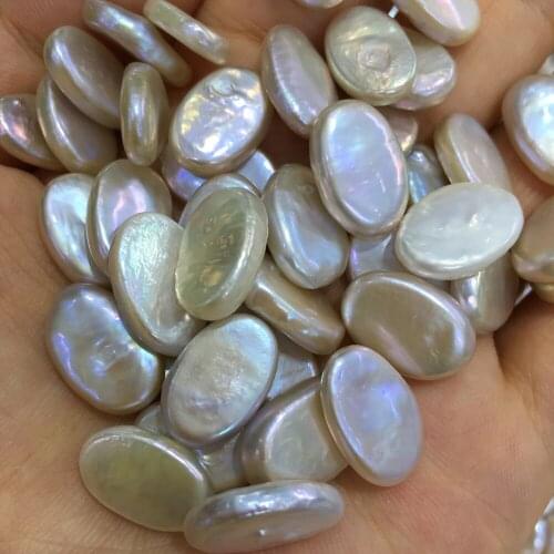 Natural Freshwater Pearl Bead High Quality Egg Shape Loose Beads For jewelry making DIY necklace earring bracelet accessories
