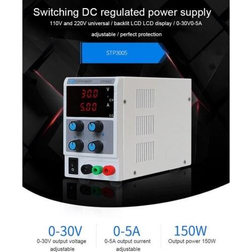 Digital DC Power Supply 30V 10A Mini Adjustable Laboratory Switching Power supply 110v-220v K3010D Laptop Phone Repair Rework