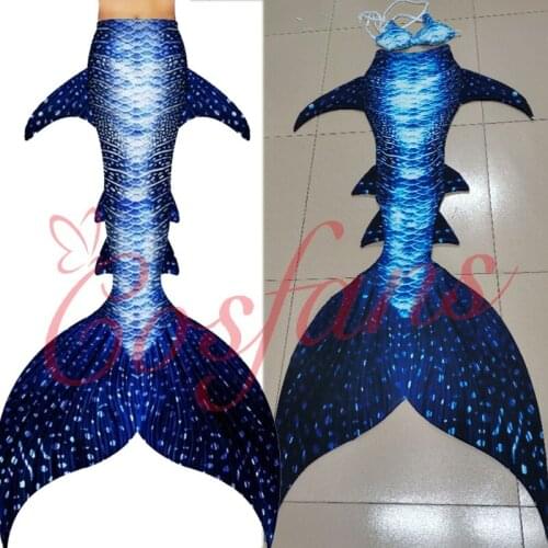 Kids Adults swimwear Mermaid Tail Luxurious Swimming Tail with Monofin Children Mermaid Tails for Swimming water show Swimwear