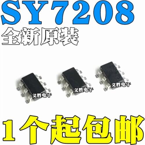 New and original SY7208ABC Screen PrintingCA SY7208CABC Screen PrintingJU SOT23-6 Boost converter/voltage regulator