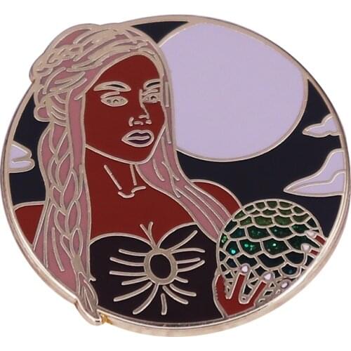 Film Theme Daenerys Mother of Dragons Enamel Pin Beautiful Fans Collective Gift