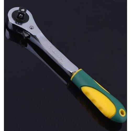 1/2" 72 Teeth High Carbon Steel Universal Ratchet Handle Wrench Hand Tool Quick Socket Ratchet Spanner Auto Repair Tools