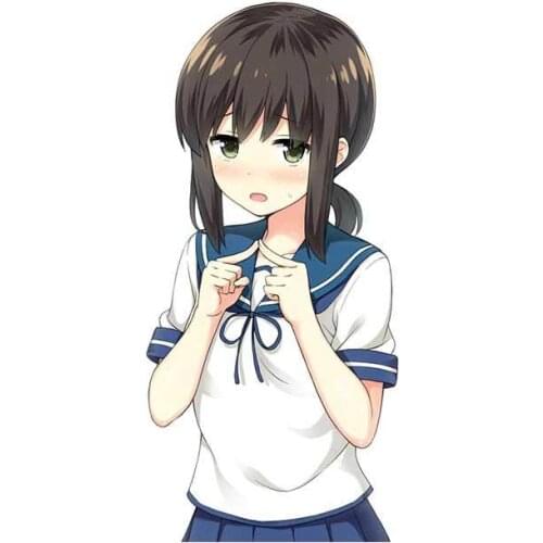 Hot 13 Cm X 6.3cm for Anime Kantai Collection Vinyl Car Stickers Personality Decal Body for Car Apply To Car Van Bike Offroad