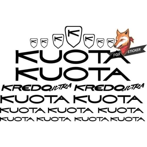 Bicycle frame stickers road bike mountain bike MTB Track bike TT bike cycle decal reflective stickers for KUOTA stickers