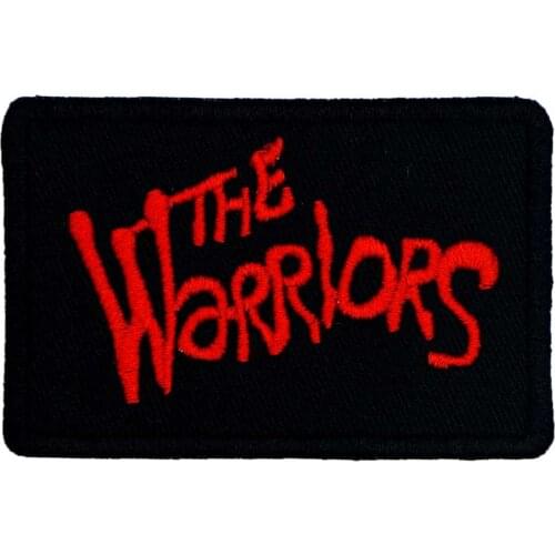 THE WARRIORS Embroidered Applique Sewing Label Punk Biker Patches Clothes Stickers Apparel Accessories Badge