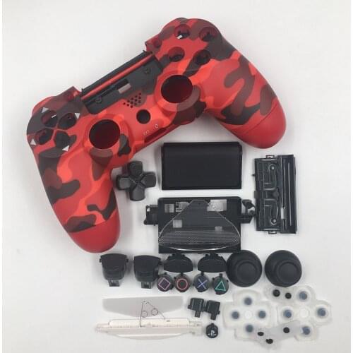 Replacement Housing Shell Cover Case Buttons Set DIY Mod Kit for Sony Playstation 4 PS4 Slim4 Game Controller Parts Accessories
