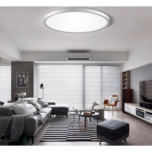 Modern Cold Warm White LED Ceiling Light Round 9W 18W 24W 28W 38W AC85-265V Mounted for Living Room lighting Mounted Surface