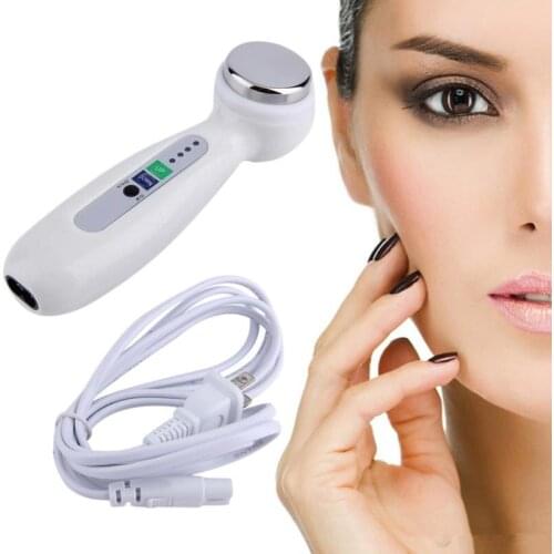 Ultrasound Ultrasonic Body Vibration Massager Beauty Instrument Wrinkle Acne Remover Face Lift Facial Skin Care Device Machine