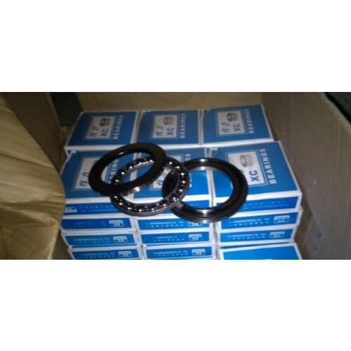 S51111 Stainless steel thrust ball bearings 55mmX78mmX16mm Steel cage Vertical pumps Centrifuge Jack Reducer