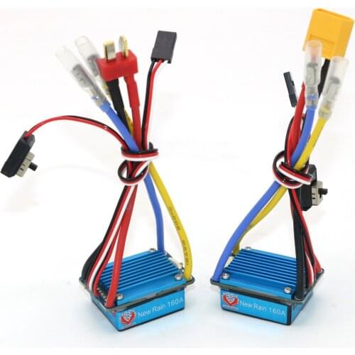 Waterproof Brushed ESC 160A 3S with 5V 1A BEC T-Plug For 1/12 RC Car Wholesale Dropship