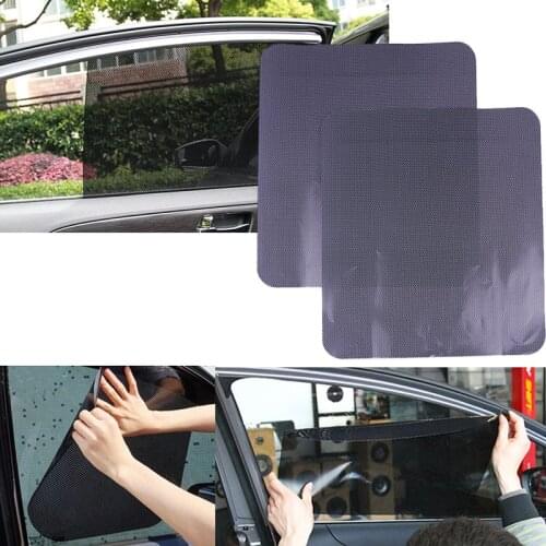 Car Static Sunshade Stickers Window Glass Sunscreen Curtain Insulation Curtain Car Sunroof Sun Shade Sun Block Film Anti-UV