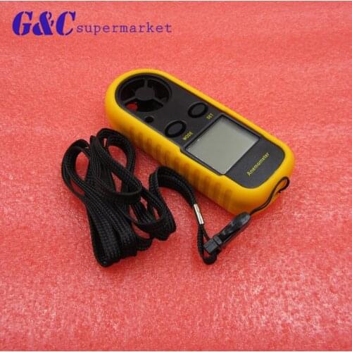 Digital Hand-held Wind Speed Gauge Meter GM816 30m/s (65MPH) Pocket Smart Anemometer Air Wind Speed Scale diy electronics