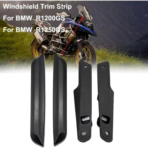 For BMW R1200GS LC ADV Adventure 2013-2019 R1250GS 2018-2021 R1250GS ADV 2019-2021 Motorcycle Windshield WindScreen Trim Strip