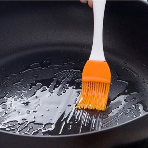 Food Grade Silicone Oil Brush Cooking BBQ Heat Resistant Oil Condiment Brushes Kitchen Bar Cake Baking Tools Utensil Supplies