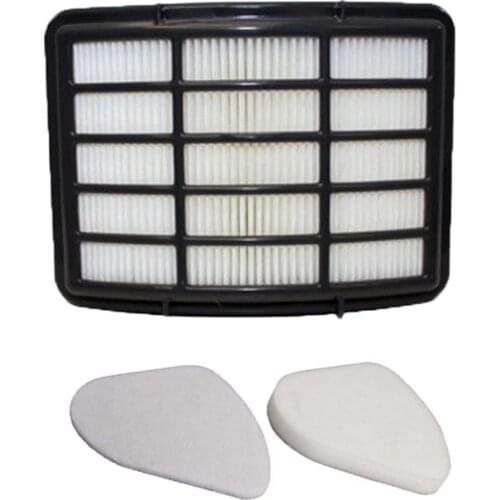 1 pc HEPA Filters +2 pcs Filter cotton for shark NV350 NV351 NV355 5.25B789 Vacuum Cleaner Foam Filter Kits for shark