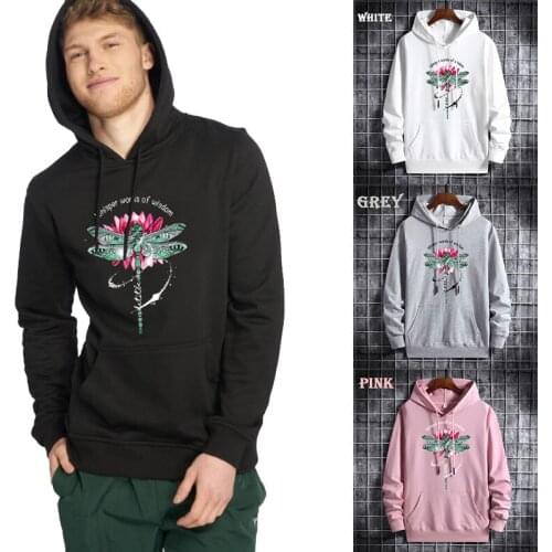 Flower Pattern Printing Male Casual Hoodies Sweatshirts Fashion Brand Womens Hoodies Mens Hoodies Sweatshirt Pullover Tops