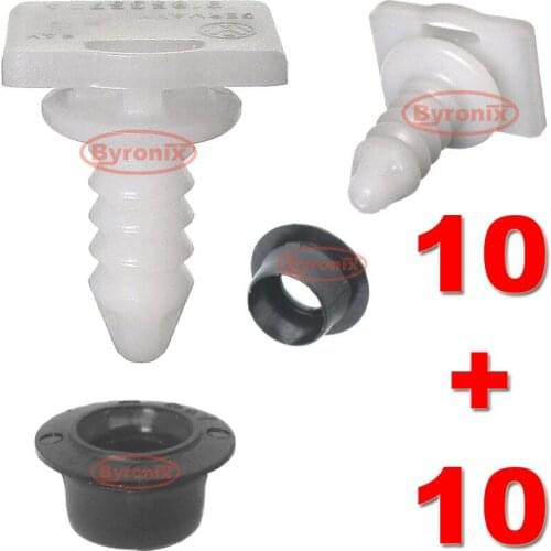 FOR VW CORRADO SIDE SKIRT SILL COVER TRIM CLIPS GROMMETS 191853577A