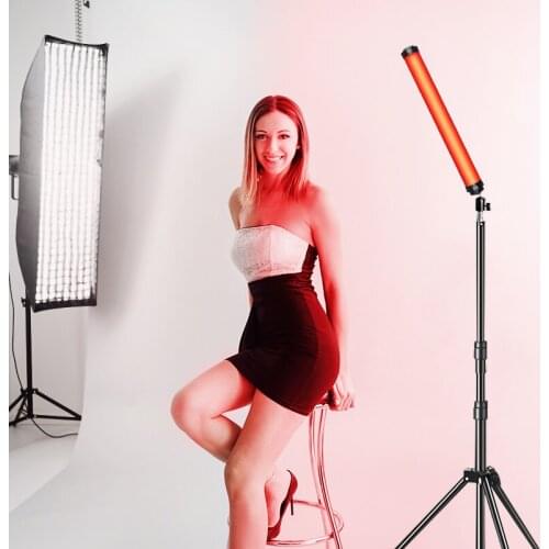 LUXCEO P8 18W DC12V RGB Studio Light Wand 2.4G Remote Control APP Control Filmmaker Underwater Photography Lighting for Video