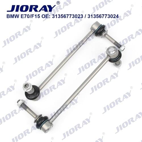 JIORAY Pair Front Axle Sway Bar End Stabilizer Link Ball Joint For BMW X5 X6 Series E70 E71 E72 F15 F85 F16 F86 Hybrid