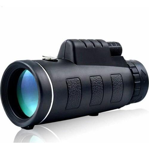 Portable 40X60 Telescope Monocular Outdoor Hunting Camping Bird Watching Travelling Telescope Day and Night Vision Telescope