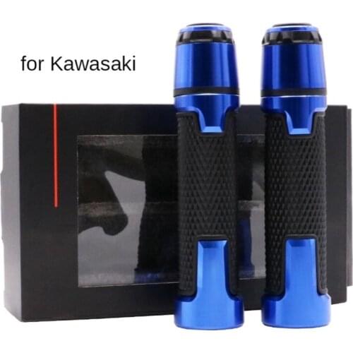 Applicable to Kawasaki ER-6N Modified Grip Sets CNC Rubber Plug Type Rubber Gloves Car Grip Accessories