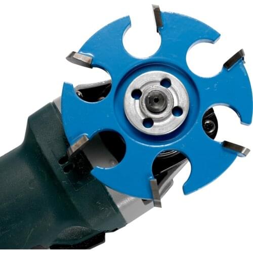 100mm Right Angle Fillet Disc Hexagonal Blade For 16mm Aperture Angle Grinder Wood Carving Grinder Blade Woodworking Accessories