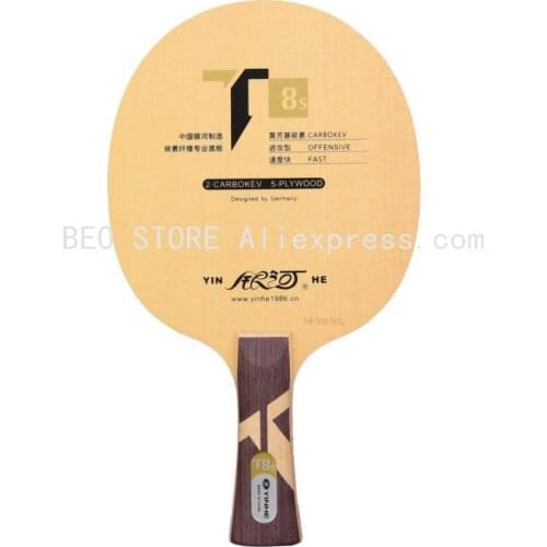 Genuine yinhe Galaxy T-8S Table Tennis Blade (T8s,5wood + 2 carbokev) Ping Pong Racket Base Raquete De Ping Pong