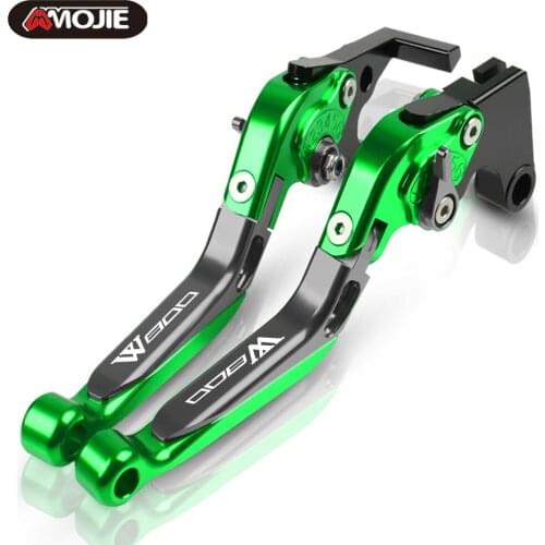 Motorcycle CNC Adjustable Extendable Foldable Brake Clutch Levers For Kawasaki W800/SE W 800 W800 SE 2012 2013 2014 2015 2016