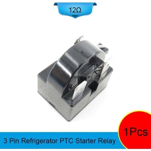3PIN Starter Relay Accessories Refrigerator MZ93-12OHM PTC Display Refrigerator Starter Parts Repairing Refrigerators