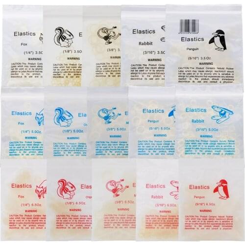 Dental Orthodontic Rubber Bands Dental Ortho Elastics Latex Braces 3.5 - 6.5OZ