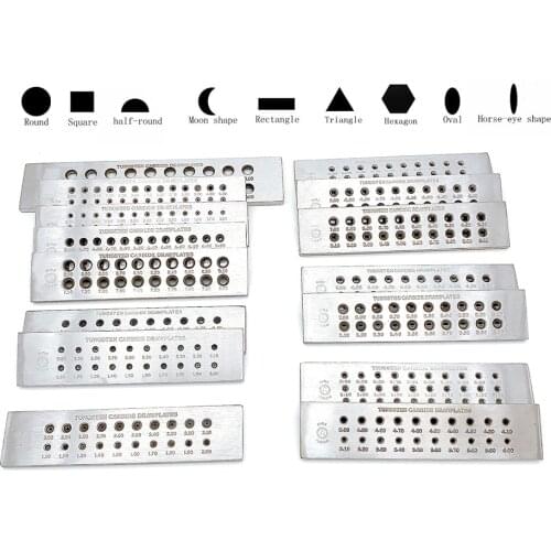 Tungsten Carbide Wire Drawplate for Jewelry Making Round Shape Drawplate, Jewelry Tool