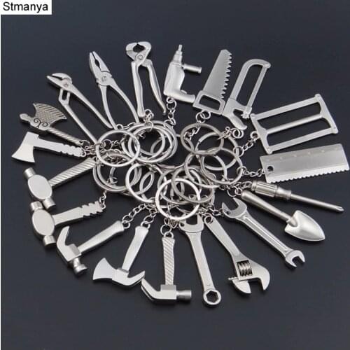 All Tools Keychain - Fashion Vise Key Chain Metal Adjustable New Tool Ring Keyring Events vise Keychain Mini Gift 17342