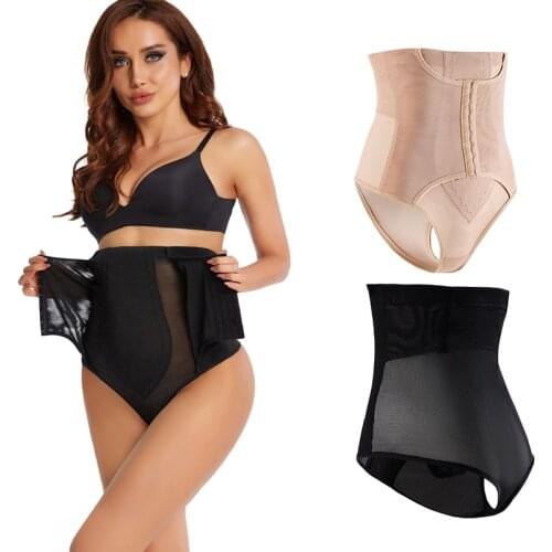 Women shapers Thong high waist trainer body shaper tummy Shapewear women slimming pants fajas colombianas butt lifter underwear