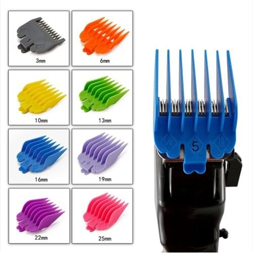 2/4/8/10PCS Hair Clipper Limit Comb Guide Limit Comb Trimmer Guards Attachment Universal Professional Hair Trimmers Colorful