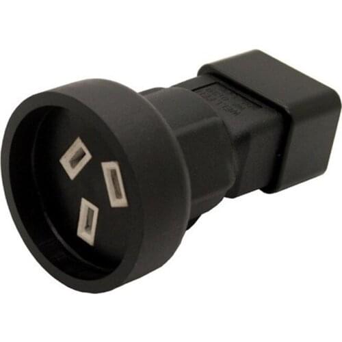 IEC 320 C20 to AU Australia China New Zealand 3pin female Power adapter for PDU UPS IEC320 3pin Australian female to C20 adaptor