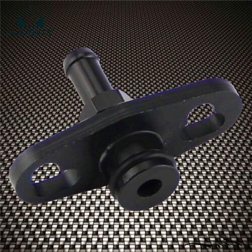 NEW FUEL RAIL ADAPTER With 6mm Tail For Mitsubishi Evo 1-3 ECLIPSE DSM Black