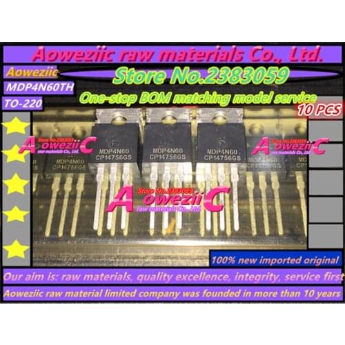 Aoweziic 100% new imported original MDP4N60 MDP4N60TH TO-220 Field effect transistor 4.6A 600V