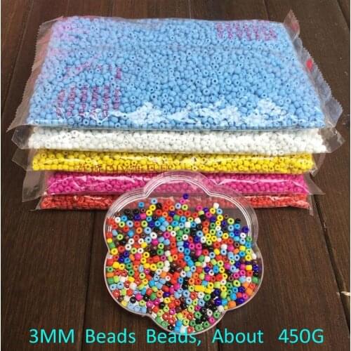 Free Shipping 450G 3mm Czech Seed Spacer Beads transparent beads murano glass beads for jewelry making DIY Pick 18 Colors