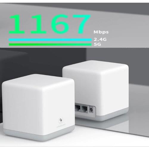 Chin-Firmware, Repl. Tenda Nova MW6 Whole Home Mesh Wireless WiFi System with 11AC 2.4G/5.0GHz WiFi Wireless Router and Repeater